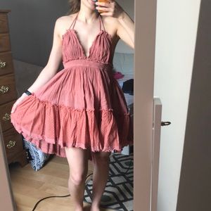 Free People 100 Degrees of Shine Mini Dress